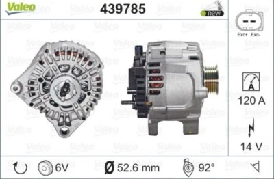 Alternatore Nuovo no reso 120A 14V Valeo Smart 451 1.0 45_52 Kw S OE A1329060026 - Immagine 1 di 4