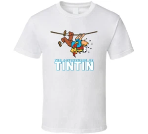 Tintin Cartoon Comic T Shirt - Picture 1 of 2
