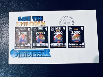 GIBRALTAR 1985 FDC FIRST DAY COVER SAVE THE CHILDREN - Image 1 of 2