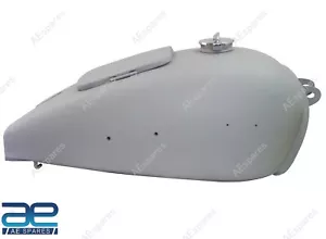 Repro Bare Metal Raw Steel Petrol Gas Fuel Tank With Filler Cap Fits Bmw R71 - Bild 1 von 7