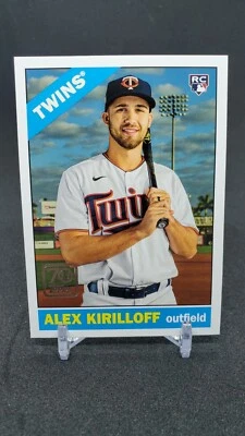 2021 Topps Series 2 ALEX KIRILLOFF (Twins) 70 Years of Topps ROOKIE Insert Card - Image 1 of 2