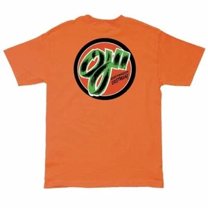 Santa Cruz OJ Wheels OJS OJ2 SPEEDWHEELS POCKET Skateboard T Shirt ORANGE - Picture 1 of 2