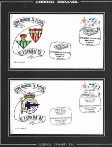 Mundial Futbol España 82 Sobres Partidos Sevilla y Coruña 18 y 19 Junio (ER-523) - Bild 1 von 1