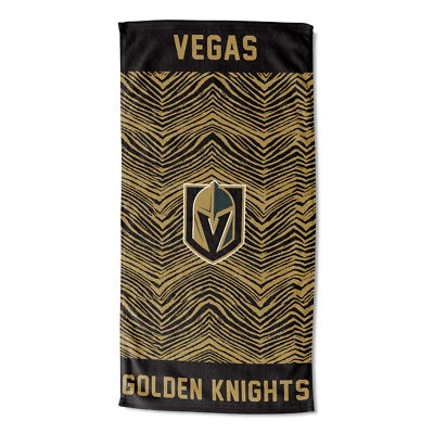 Toalha de praia Zubaz X Northwest NHL Las Vegas Golden Knights State Line, 30x60 - Imagem 1 de 2