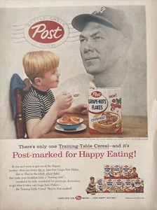 1956 vintage Post Brand Cereal Print Ad. Post Marked for Happy Eating Bill Dicky - Picture 1 of 1