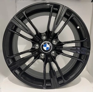 A06 18 inch Gloss Black Rim fits BMW 528i - 2013 - 2017 - Picture 1 of 8