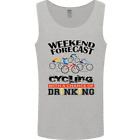Weekend Forecast Cycling Cyclist Bicycle Mens Vest Tank Top