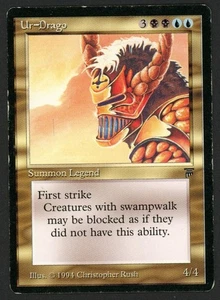 ***English Ur-Drago (Indent)*** MTG Legends Magic Kid Icarus - Picture 1 of 2