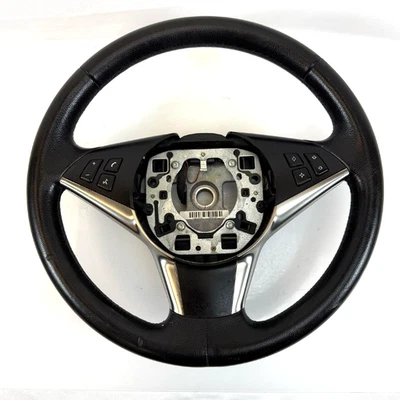 BMW 530i 550i 650i M6 Sport Steering Wheel OEM wo Paddles 06-10 3234409259 - Image 1 of 4