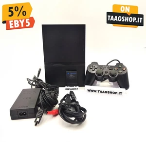 PLAYSTATION 2 SLIM SONY PS2 SONY COMPLETA RICONDIZIONATA FAST SHIP 24H - Foto 1 di 15