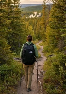North Face Connector Backpack Versatile 28 Liter Capacity Several Compartments - Picture 1 of 18