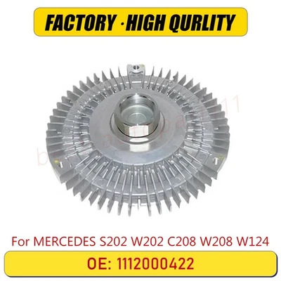 Radiator Fan Clutch For Mercedes A124 A208 VITO V-CLASS SLK M-CLASS 1112000322 - Image 1 of 2