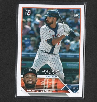 2023 Topps Update - Riley Greene (RC) 82/99 Vintage Stock #US298 Rookie Debut - Image 1 of 2