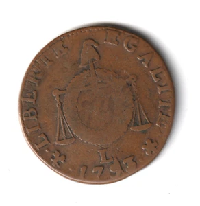 FRANCE - Convention - Monnaie Un sol à la Balance 1793 L Bayonne Cu Qualité TB - Imagen 1 de 2