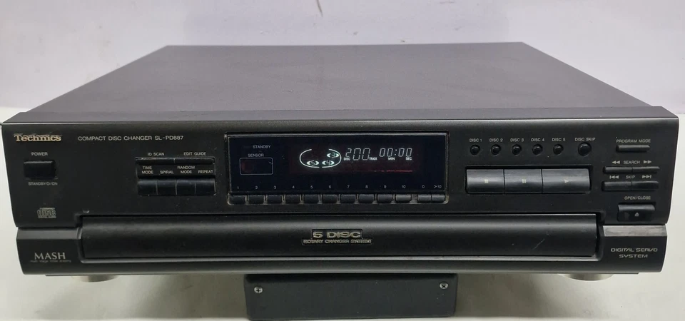 Technics SL-PD887 Vintage 5 CD Changer. Skips, Spares or Repair. See Video - Image 1 of 4