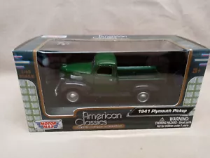 Motor Max # 4044 modelo de coche 1/43 - 1941 camioneta Plymouth (verde) - Imagen 1 de 1