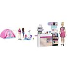 Barbie It Takes Two Camping Playset with Tent, 2 Dolls & 20 Pieces Including Ani