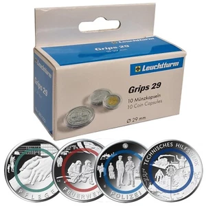 Münzkapseln für 10 Euro Münze Deutschland 2025 Technisches Hilfswerk - Bild 1 von 4