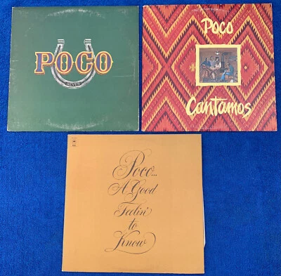 Poco 3 LP LOT Vinyl LP's in Excellent! Condition Seven, Cantamos, A Good Feelin' - Image 1 of 2