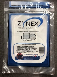 Universal 2" Clinical ELECTRODES TENS/Muscle Stim/NMES/DC/EMS Qty 4 per pack - Picture 1 of 7