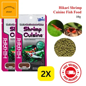 2 Camarones Hikari Cocina Comida Abeja Roja Camarones Cristal Rojo Abeja Camarones Bishurinpu 10g - Imagen 1 de 5