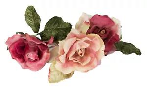 Velvet Rose Flower Fascinators Hat DIY Craft Millinery Many Colors 100% AU Seler - Bild 1 von 20