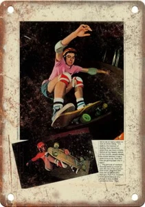 Foto Skateboard Vintage 12" x 9" Riproduzione Insegna Metallo S152 - Foto 1 di 1