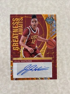 JUJU WATKINS 2024-25 BOWMAN U BEST GREATNESS AWAITS ORANGE GEO AUTO /25 Q4441 - Picture 1 of 2