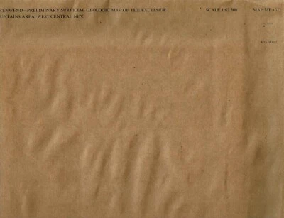 Mapa geológico del USGS: área de las montañas Excelsior, Nevada Foto 1 de 2