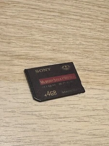 SONY 4 GB Memory Stick Pro Duo Card For PSP Console + Camera - Picture 1 of 2