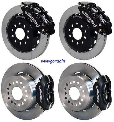 Wilwood Big Brake Kit fits 2005-2014 Ford Mustang,13"/12" ROTORS,Black Calipers - Image 1 of 4