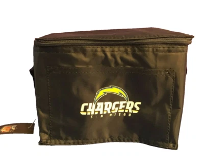 Bolsa de almuerzo San Diego Chargers paquete de 6 estilo clásico NFL Foto 1 de 2