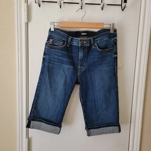 Pantalones Cortos Hudson Amelia Rodilla Puños 28 Nuevos con Etiquetas - Imagen 1 de 10
