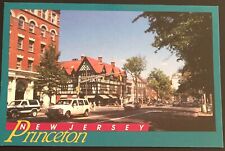 Street View Nassau Street Princeton University New Jersey USA Vintage Postcard