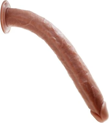 Extra Long Buttplug - Realistic Silicone Anal Dildo Suction cup Deeper Massager - Image 1 of 4