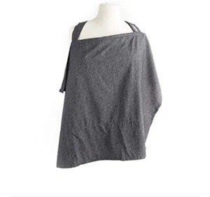 Kids N Such Baby Nursing Cover with Sewn in Burp Cloth- Breastfeeding- Chambray - Picture 1 of 8