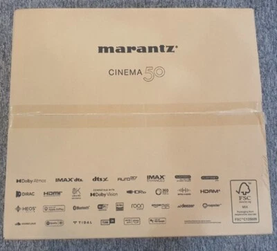 Marantz Cinema 50 AV Receiver 9.4Ch Black 230V - Image 1 of 3