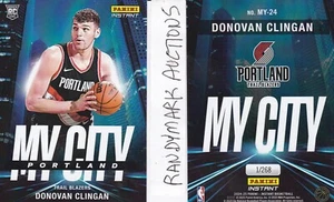 Donovan Clingan TRAIL BLAZERS 2024-25 PANINI INSTANT MY CITY MY-24 x/268 RC - Picture 1 of 1