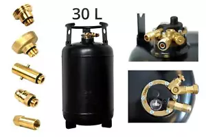 CAMPKO Tankflasche 30L mit 80% Füllstop Gasflasche Adapter Set LPG Autogas - Bild 1 von 12