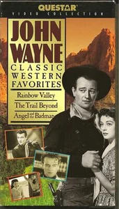 John Wayne VHS- 3 Movies Classic Westerns The Trail Beyond, Angel and The Badman - Picture 1 of 2