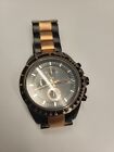 Express Men’s Black & Gold Chronograph Watch, FEMDEX 1600