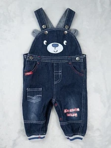 Pelele Lee Cooper 12M Azul Bebé Niño Oso Londres Denim Azul Marino Divertido - Imagen 1 de 7
