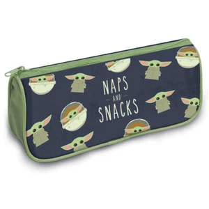 Disney Star Wars The Mandalorian Yoda Naps and Snacks Pencil Case - Picture 1 of 4