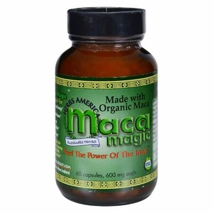 Maca Magic Feel the Power of the Inca Herbal Supplement 600mg 60 Capsule 3 Pack - Picture 1 of 2