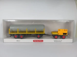 Wiking Modelle, Unimog U 411 mit Rungenanhänger, "ZÜBLIN",  Wiking-Nr. 0392 05 - Bild 1 von 11