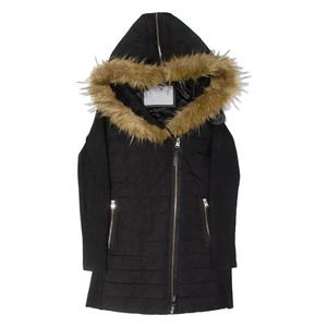 Abrigo parka negro con capucha XS Calvin Klein para mujer - Imagen 1 de 6