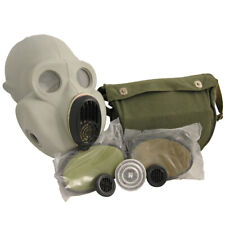 Russian PBF Grey Gas Mask Olive Green Carry Bag - Military Army Surplus