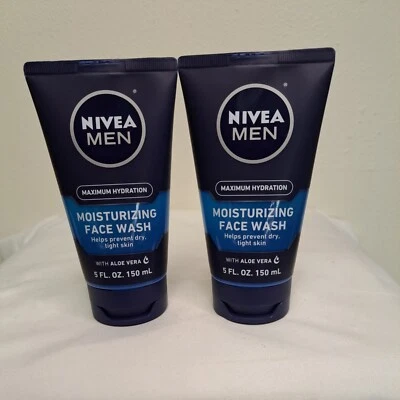 2x Nivea Men Maximum Hydration Moisturizing Face Wash 5 oz. - Image 1 of 2