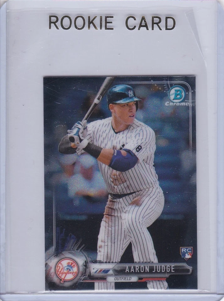 AARON JUDGE ROOKIE CARD 2017 Bowman Chrome RARE MINI VERSION $$ RC Yankees MINT! - Image 1 of 2