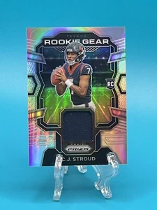 2023 Panini Prizm CJ Stroud Silver Prizm Rookie Gear Jersey Patch RC INVEST! ๐ - Picture 1 of 2